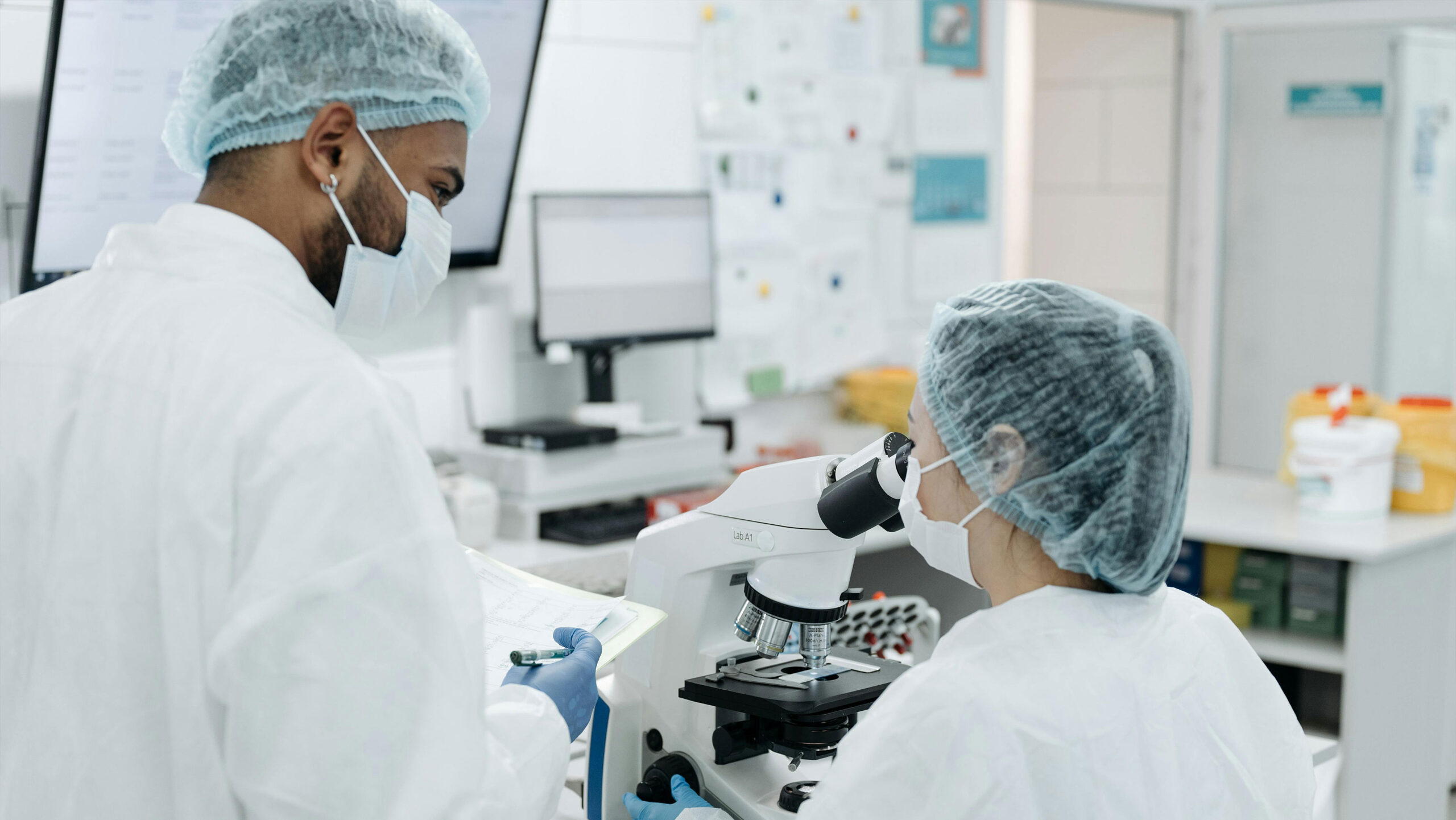Radiated cannabis testing in a sterile laboratory setting for UK medical cannabis standards.